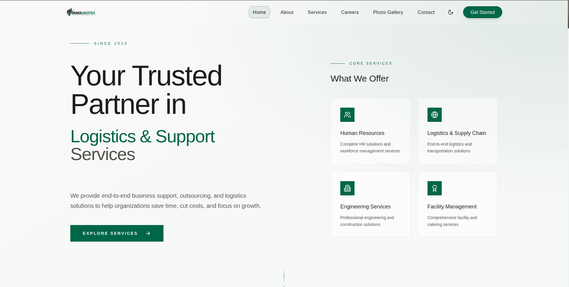 LogiSupply – Premium Logistics & Manpower Solutions