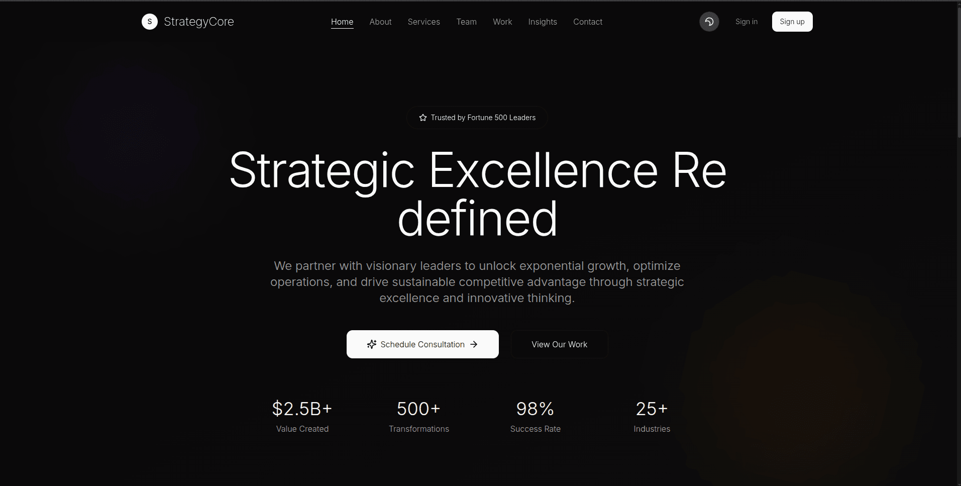 StrategyCore – Strategic Consulting Excellence